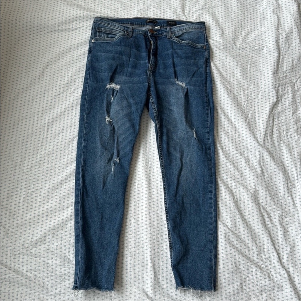 Supplies high rise jeans